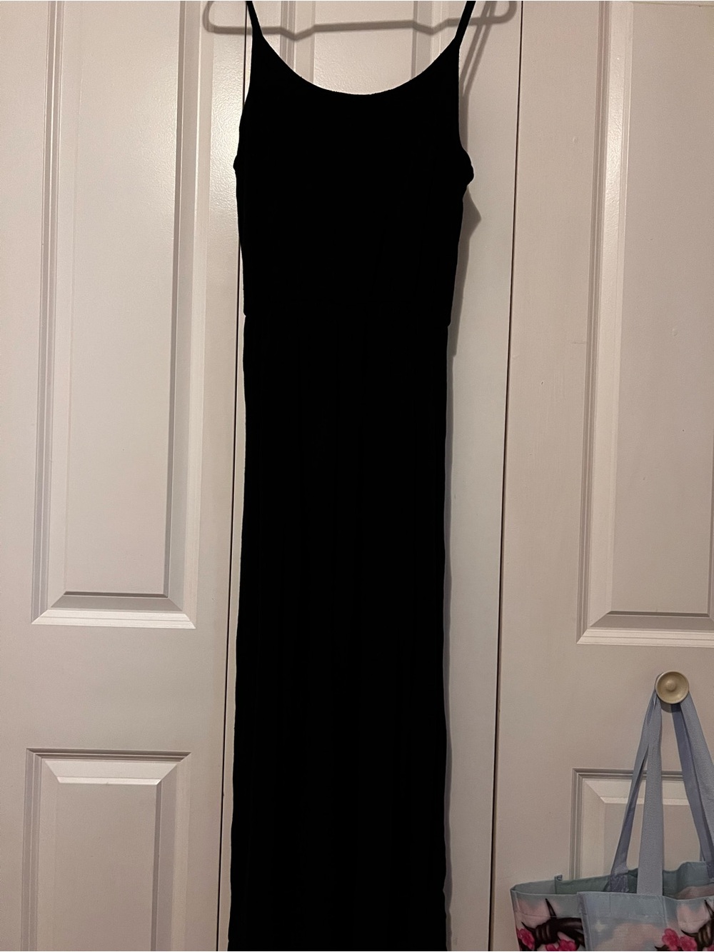 Olivia Rae Black Spaghetti-Strap Maxi Dress
